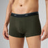 XYXX Odour-Free Printed Cotton Trunks - Olive Green