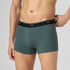 XYXX Odour-Free Printed Cotton Trunks - Muted Teal Green