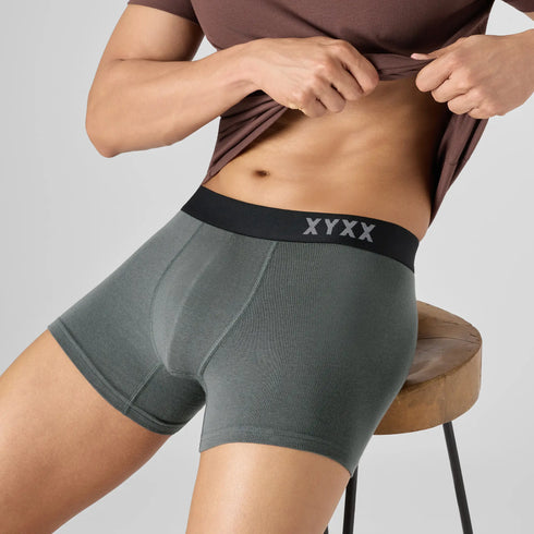 XYXX Odour-Free Cotton Trunks - Charcoal Grey