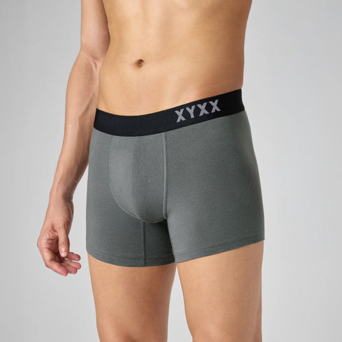 XYXX Odour-Free Cotton Trunks - Charcoal Grey