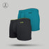XYXX Uno Cotton Trunks Pack of 2 (Graphite Grey/Ocean Blue)