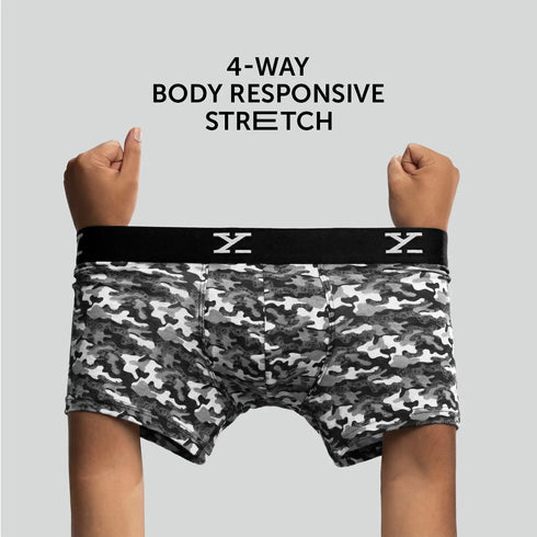 XYXX Prints For You Trunks Grey