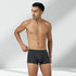 XYXX Uno Cotton Trunks Pack of 2 (Graphite Grey/Ocean Blue)
