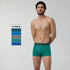 XYXX Aero Traq Cotton Trunks Green Grey Blue (Pack of 5)