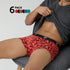 XYXX Cotton Trunks Lovestruck Confetti Blue Green Pack Of 6
