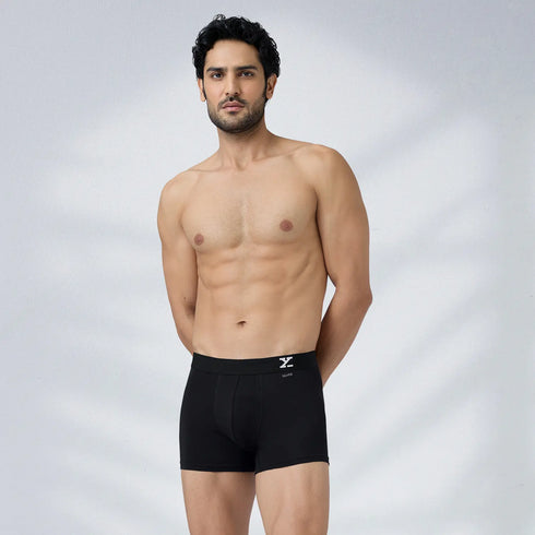 XYXX Aero Cotton Trunks Black Knight (Pack of 6)