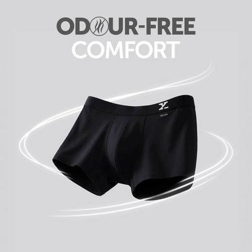 XYXX Aero Cotton Trunks Black Knight (Pack of 6)
