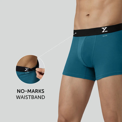 XYXX Aero Cotton Trunks Green Emerald (Pack of 6)
