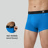XYXX Aero Cotton Trunks Pacific Blue (Pack of 6)