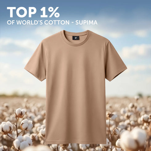 XYXX Iconique Supima Cotton T-shirt Brown Latte