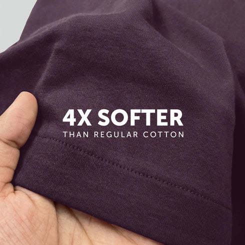 XYXX Iconique Supima Cotton T-shirt Plum Wine