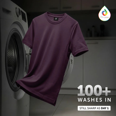 XYXX Iconique Supima Cotton T-shirt Plum Wine
