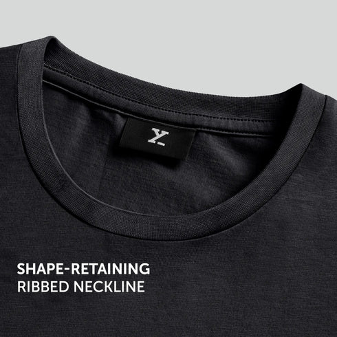 XYXX Iconique Supima Cotton T-shirt Pitch Black