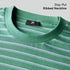 XYXX Stripe Cotton Crewneck T-shirt - Irish Green