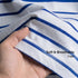 XYXX Stripe Cotton Crewneck T-shirt - Polar White