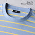 XYXX Stripe Cotton Crewneck T-shirt - Powder Blue