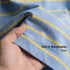 XYXX Stripe Cotton Crewneck T-shirt - Powder Blue