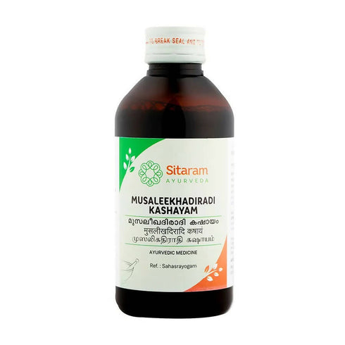 Sitaram Ayurveda Musaleekhadiradi Kashayam