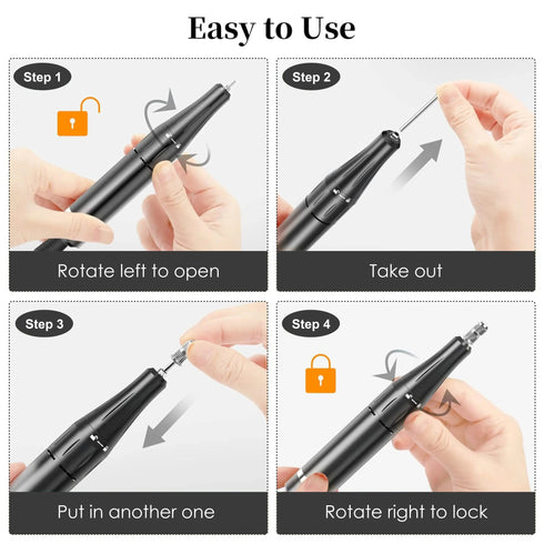 Shills Professional Yoke Fellow 35000rpm Nail Drill Machine