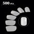 Shills Professional PKT 500pcs Medium Full Cover Nail Tips Natural