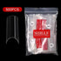 Shills Professional PKT 500pcs French Full Cover Nail Tips Clear