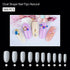 Shills Professional PKT 500pcs Oval Shape Nail Tips Natural