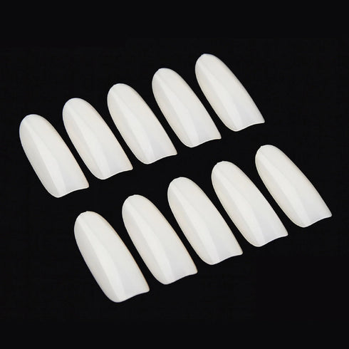 Shills Professional PKT 500pcs Oval Shape Nail Tips Natural