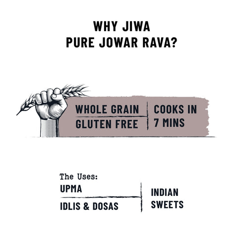 Jiwa Pure Jowar Rava