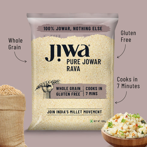 Jiwa Pure Jowar Rava