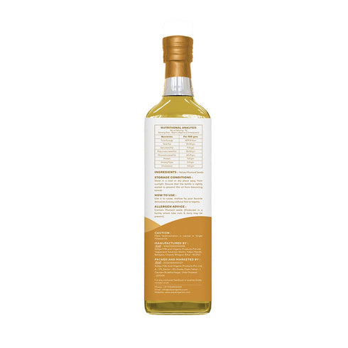 Adya Woodpressed Yellow Mustard Oil