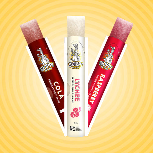 Skippi Ice Pops Cola| Lychee| Raspberry Flavor