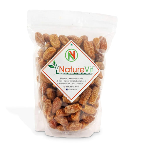 NatureVit Yellow Dry Dates Premium Sukha Khajoor | Healthy Snack