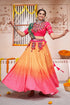 Shubhkala Yellow Printed Embroiderered Designer Chaniya Choli