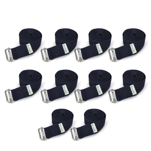 Wiselife Classic Yoga Belt Set of 10