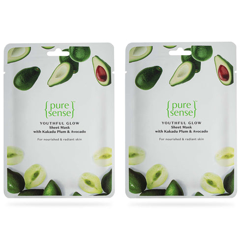 PureSense Anti-Ageing Sheet Mask with Kakadu Plum & Avocado | From the makers of Parachute Advansed