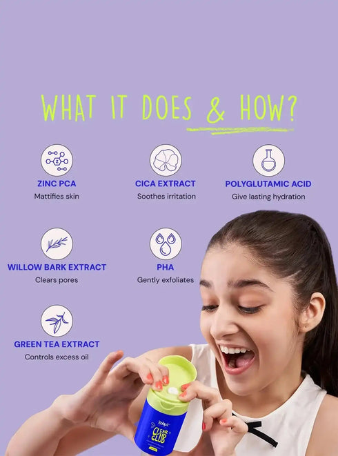 Sadhavi Wellness Y Play Z Clear Club Lightweight Acne Moisturiser