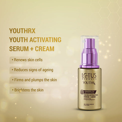 Lotus Herbals YouthRx Youth Activating Serum and Cream