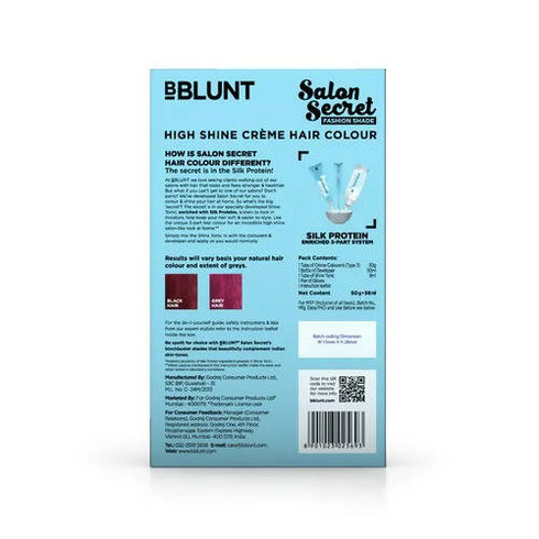 BBlunt Salon Secret High Shine Crème Hair Colour - Cherry Red