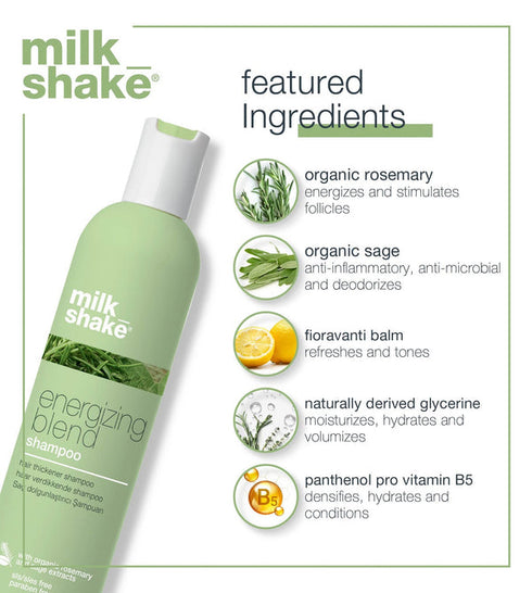 Milk shake energizing blend shampoo