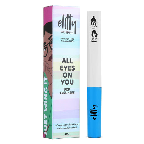 Elitty Eye Gotta Feeling | Pop Eyeliner Matte| Santorini| Light Blue