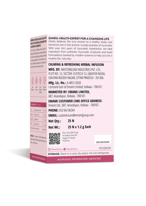 Zandu Calming & Refreshing Herbal Infusion