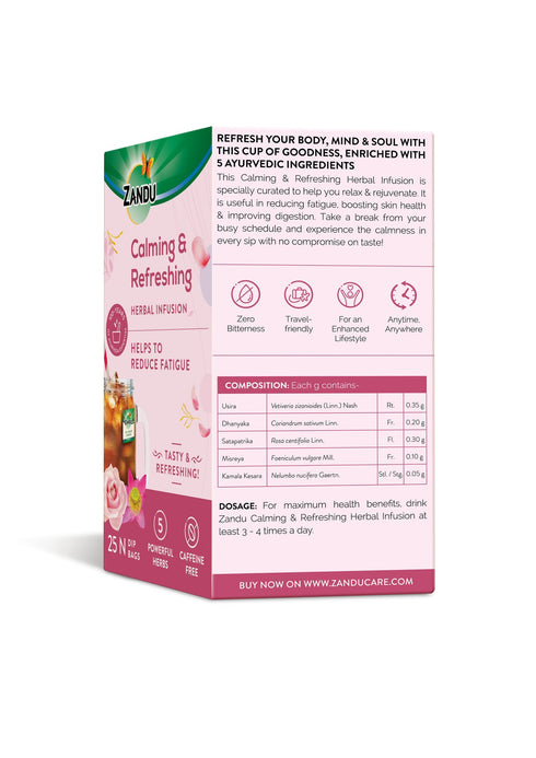 Zandu Calming & Refreshing Herbal Infusion