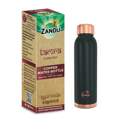 Zandu Copper Water Bottle|950ml