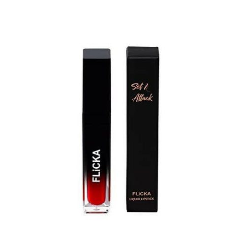 FLiCKA Set and Attack Liquid Matte Lipstick 05 Dream Castle | Maroon