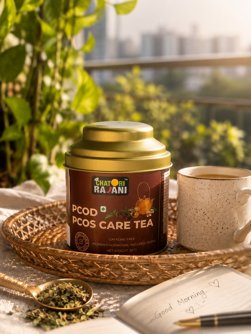 Chatori Rajani PCOD PCOS CARE TEA – Women's Hormonal Wellness Blend