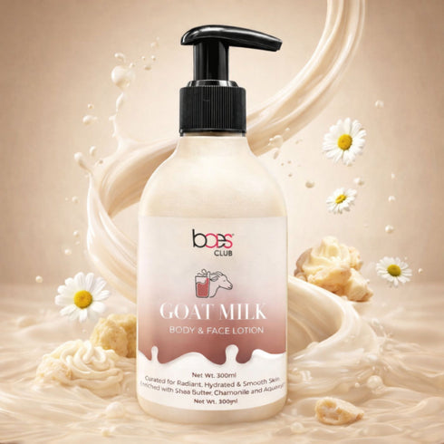 Baes Club Goat Milk Body & Face Lotion With Shea Butter