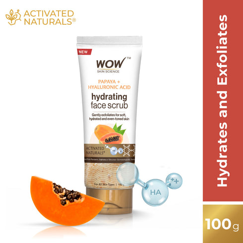 WoW Papaya & Hyaluronic Acid Face Scrub