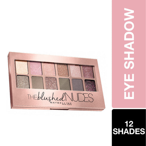 Maybelline New York The Blushed Nudes Eyeshadow Palette 12 Highly Blendable