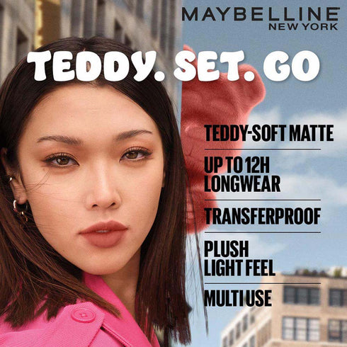 Maybelline New York Superstay Teddy Tint - Lip And Cheek Color - Latte To Go