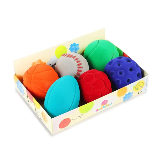 Rubbabu Sports 4" Ball Assortment (Set of 6)